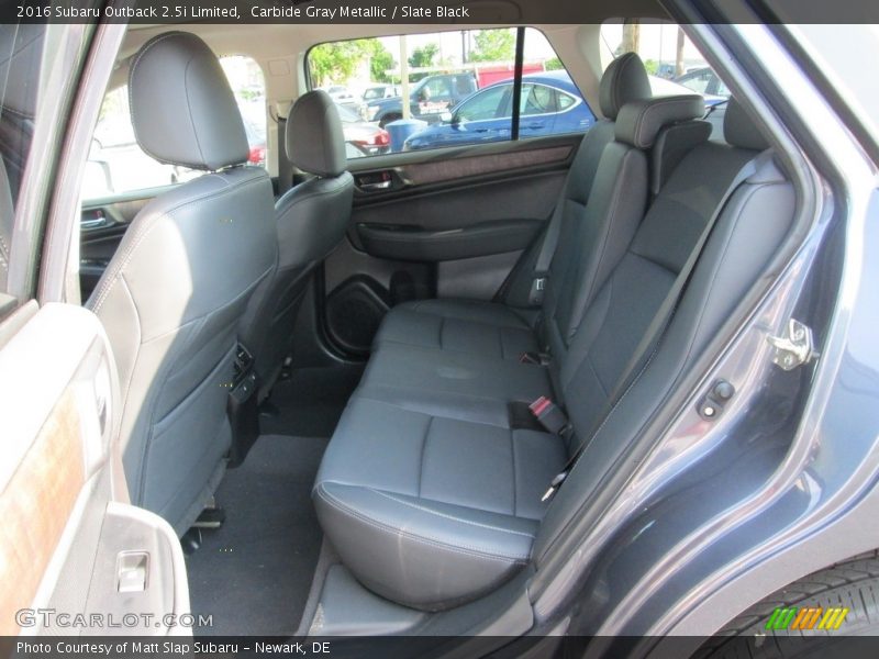 Carbide Gray Metallic / Slate Black 2016 Subaru Outback 2.5i Limited