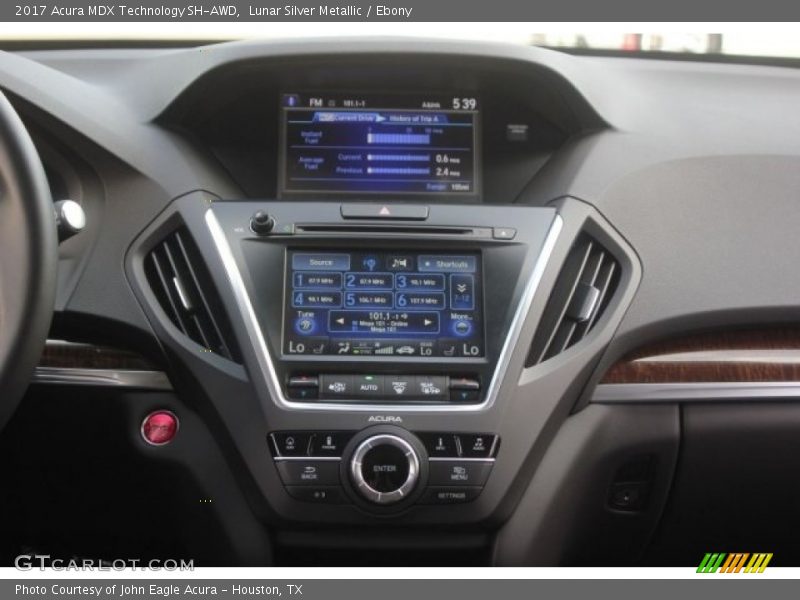 Lunar Silver Metallic / Ebony 2017 Acura MDX Technology SH-AWD