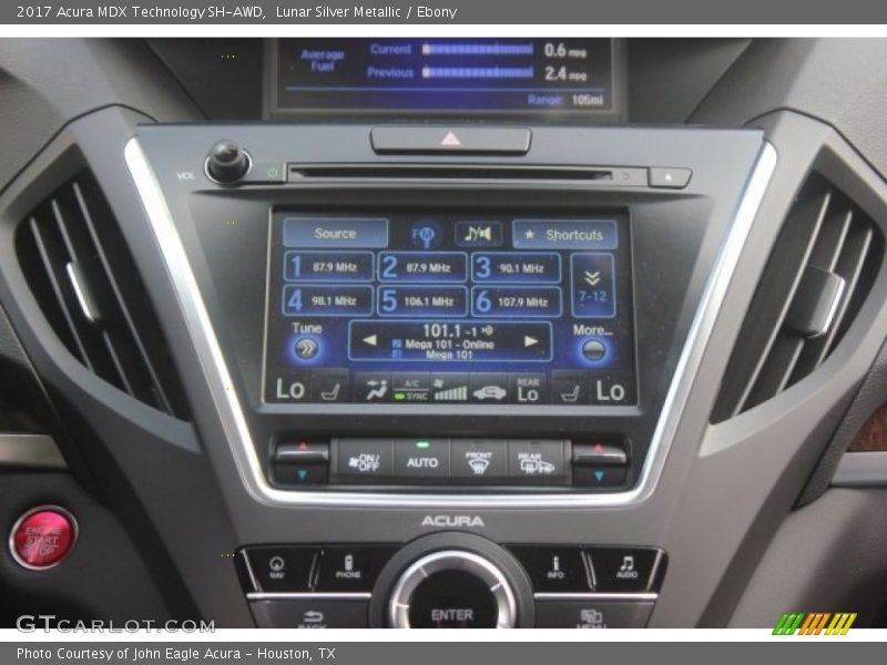 Lunar Silver Metallic / Ebony 2017 Acura MDX Technology SH-AWD