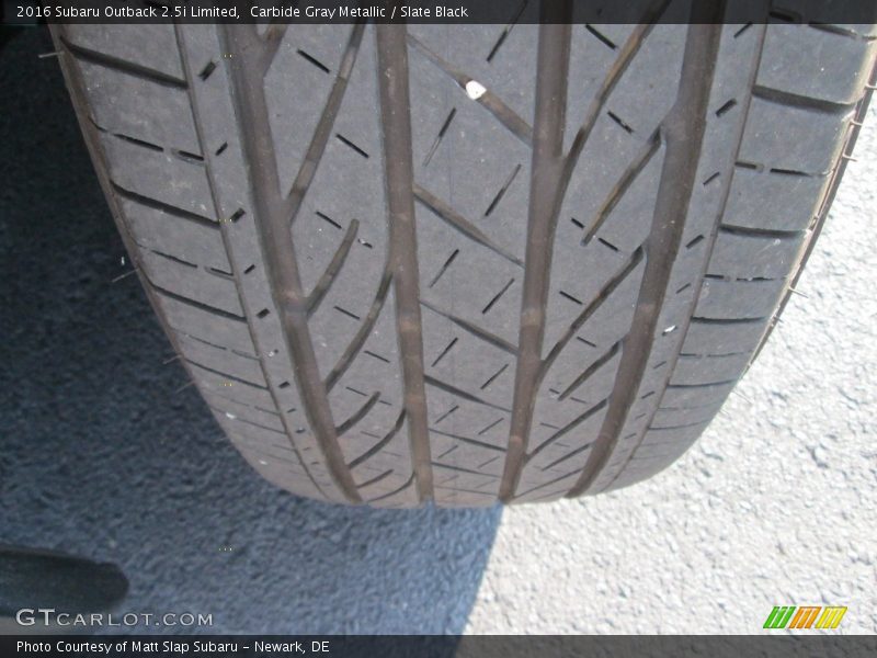 Carbide Gray Metallic / Slate Black 2016 Subaru Outback 2.5i Limited