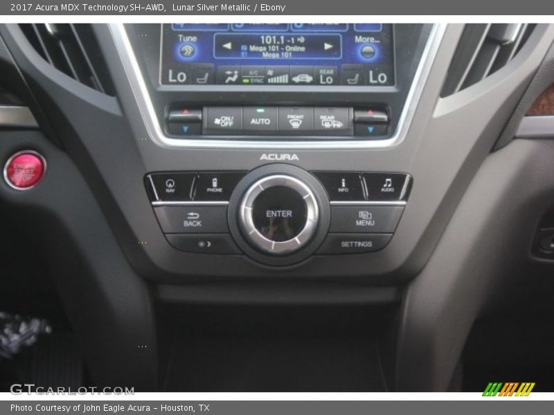 Lunar Silver Metallic / Ebony 2017 Acura MDX Technology SH-AWD