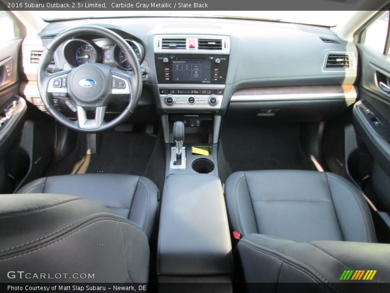 Carbide Gray Metallic / Slate Black 2016 Subaru Outback 2.5i Limited