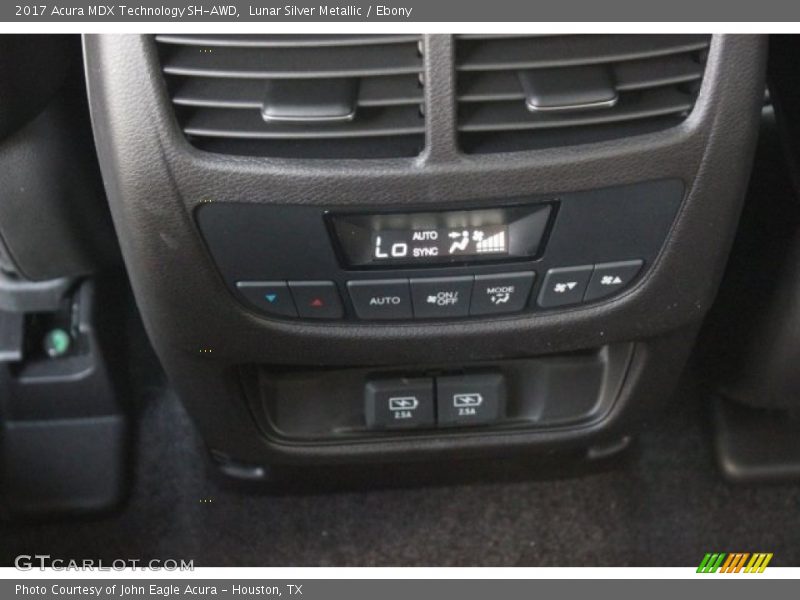 Lunar Silver Metallic / Ebony 2017 Acura MDX Technology SH-AWD