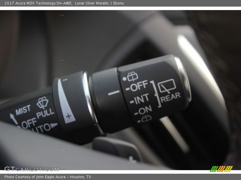 Lunar Silver Metallic / Ebony 2017 Acura MDX Technology SH-AWD