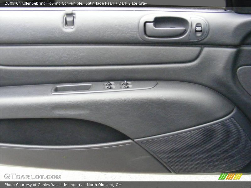 Satin Jade Pearl / Dark Slate Gray 2005 Chrysler Sebring Touring Convertible
