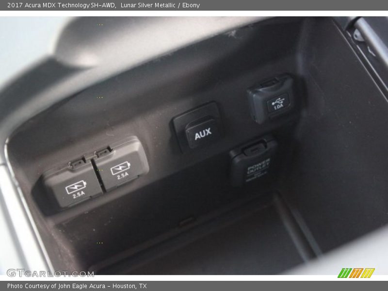 Lunar Silver Metallic / Ebony 2017 Acura MDX Technology SH-AWD