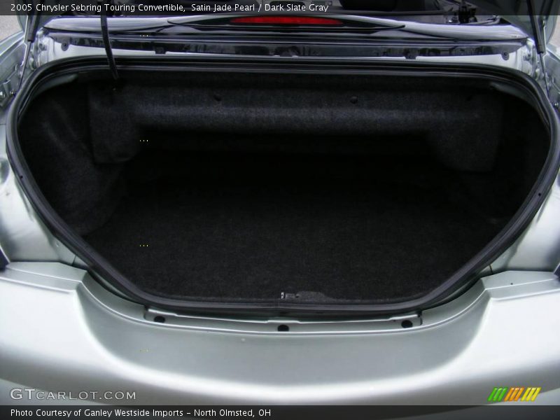 Satin Jade Pearl / Dark Slate Gray 2005 Chrysler Sebring Touring Convertible