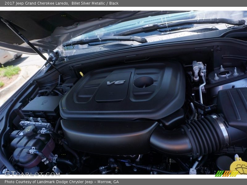 Billet Silver Metallic / Black 2017 Jeep Grand Cherokee Laredo