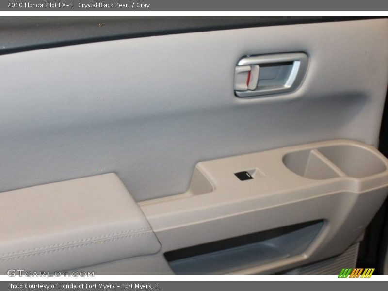 Crystal Black Pearl / Gray 2010 Honda Pilot EX-L