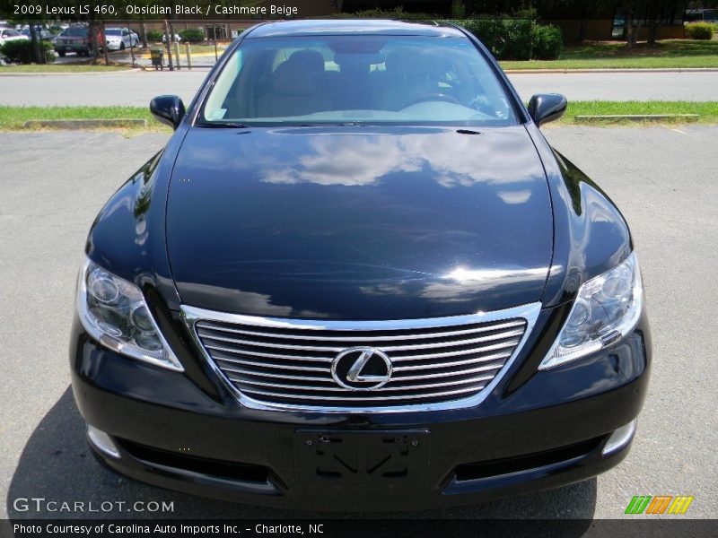 Obsidian Black / Cashmere Beige 2009 Lexus LS 460