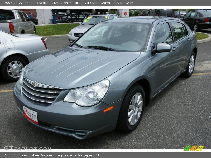 Silver Steel Metallic / Dark Slate Gray/Light Slate Gray 2007 Chrysler Sebring Sedan