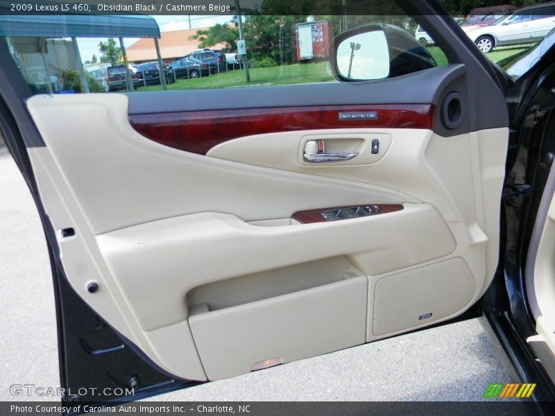 Obsidian Black / Cashmere Beige 2009 Lexus LS 460
