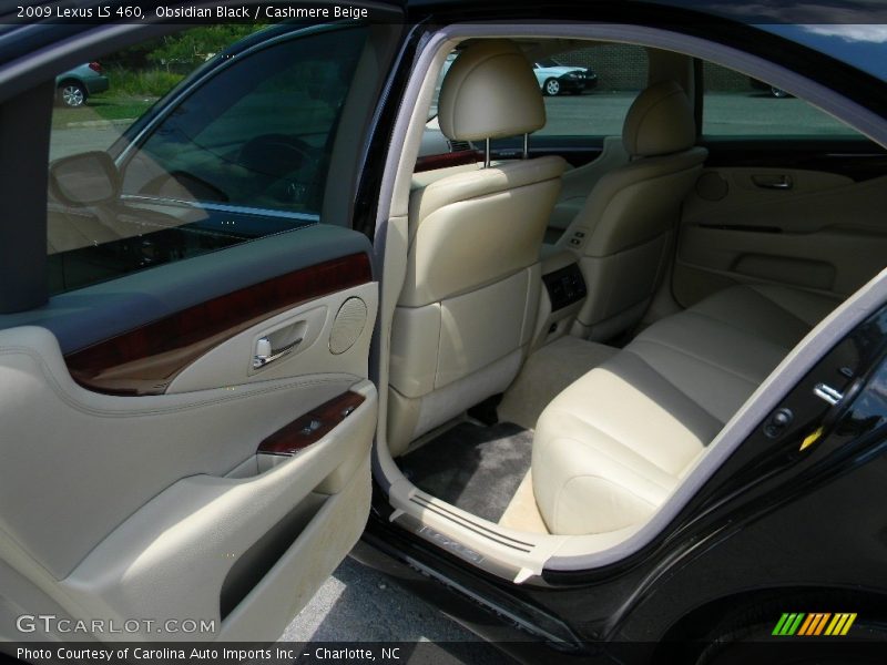 Obsidian Black / Cashmere Beige 2009 Lexus LS 460