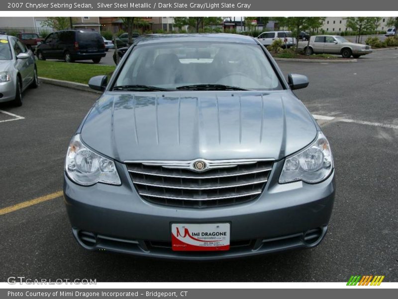 Silver Steel Metallic / Dark Slate Gray/Light Slate Gray 2007 Chrysler Sebring Sedan