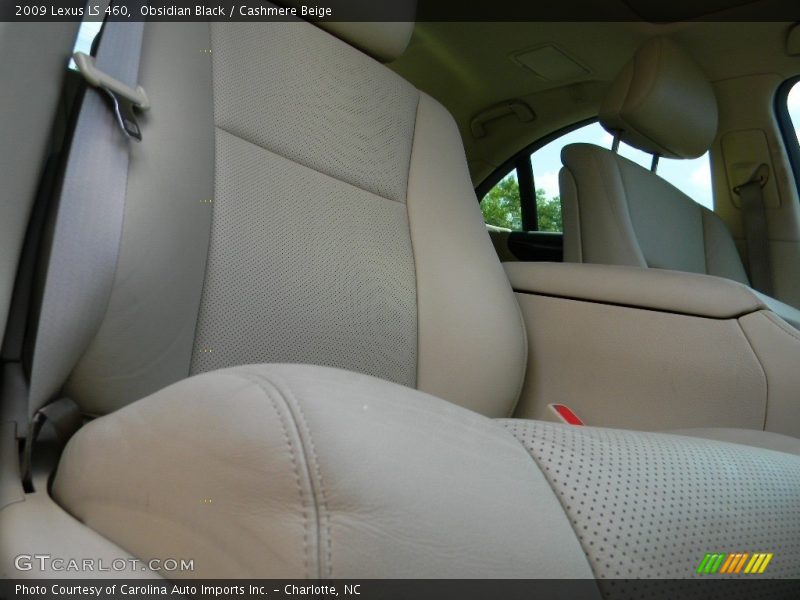Obsidian Black / Cashmere Beige 2009 Lexus LS 460