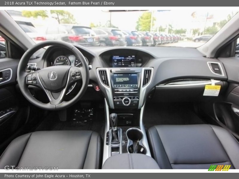Fathom Blue Pearl / Ebony 2018 Acura TLX Technology Sedan