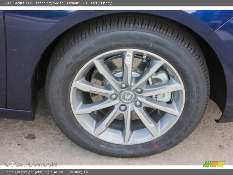 Fathom Blue Pearl / Ebony 2018 Acura TLX Technology Sedan