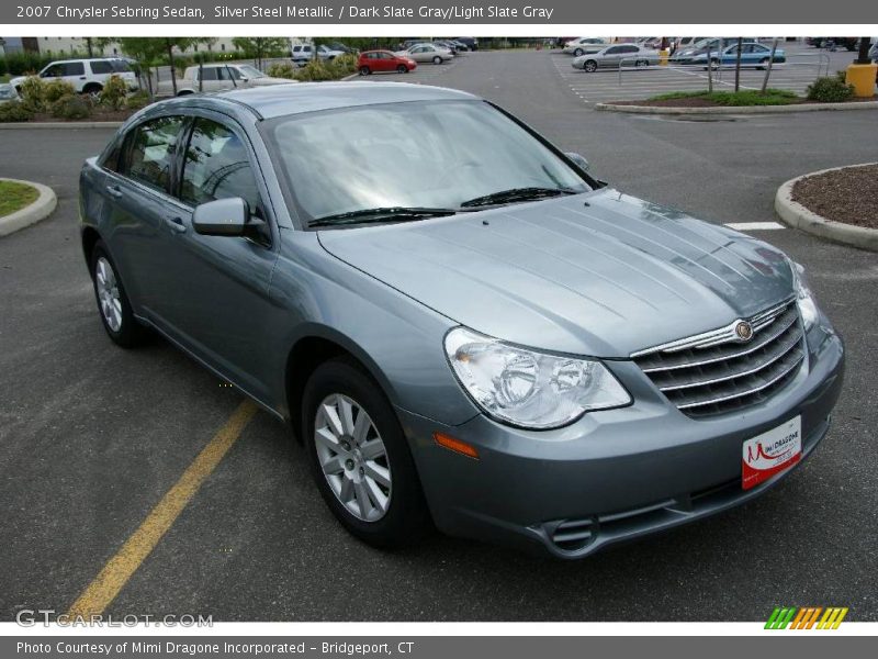 Silver Steel Metallic / Dark Slate Gray/Light Slate Gray 2007 Chrysler Sebring Sedan