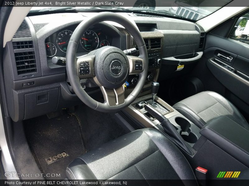 Bright Silver Metallic / Dark Slate Gray 2012 Jeep Liberty Jet 4x4