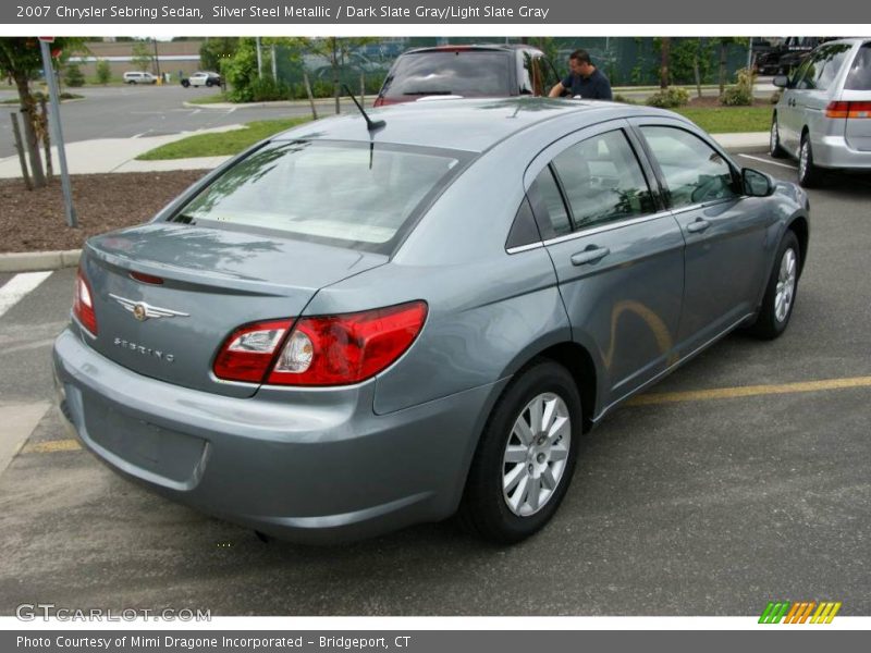 Silver Steel Metallic / Dark Slate Gray/Light Slate Gray 2007 Chrysler Sebring Sedan
