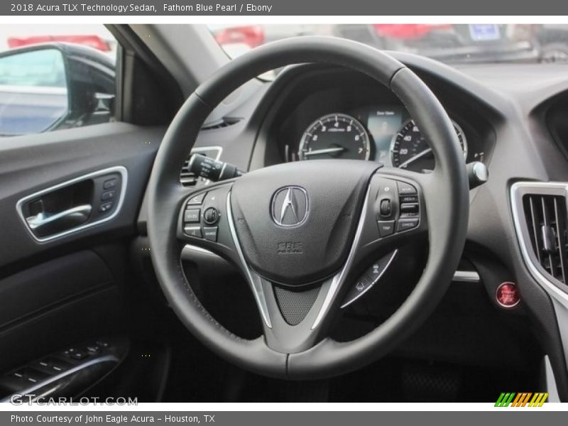 Fathom Blue Pearl / Ebony 2018 Acura TLX Technology Sedan