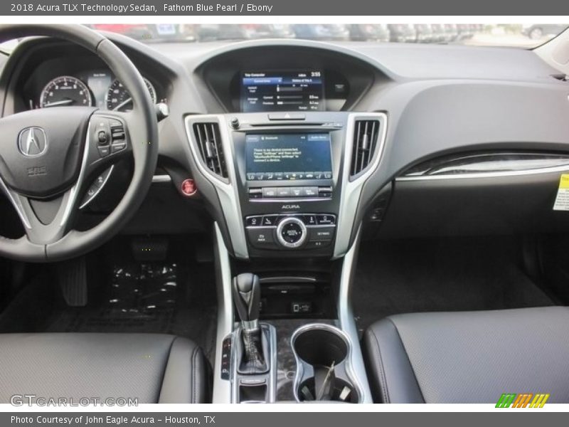 Fathom Blue Pearl / Ebony 2018 Acura TLX Technology Sedan
