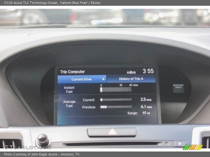 Fathom Blue Pearl / Ebony 2018 Acura TLX Technology Sedan