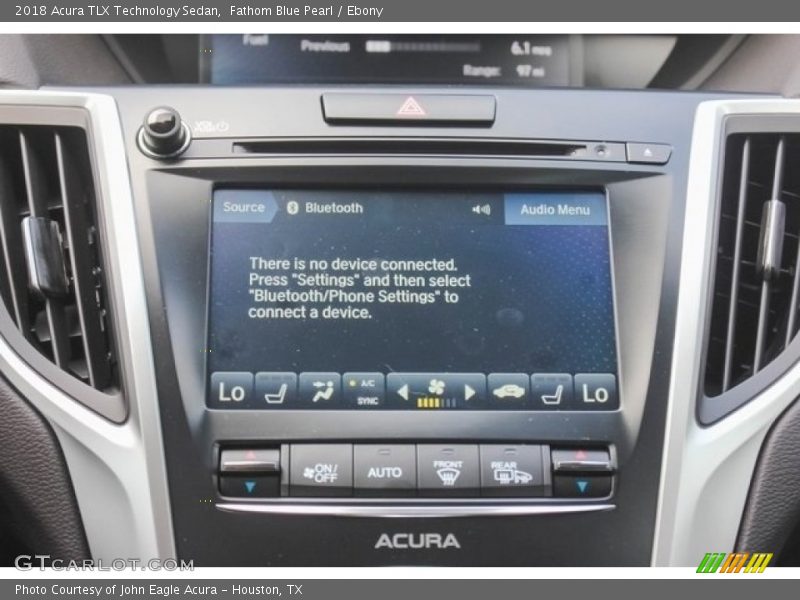 Fathom Blue Pearl / Ebony 2018 Acura TLX Technology Sedan