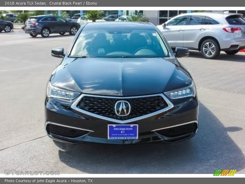 Crystal Black Pearl / Ebony 2018 Acura TLX Sedan