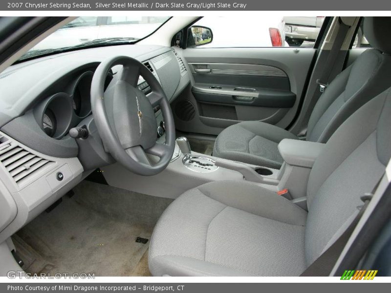 Silver Steel Metallic / Dark Slate Gray/Light Slate Gray 2007 Chrysler Sebring Sedan