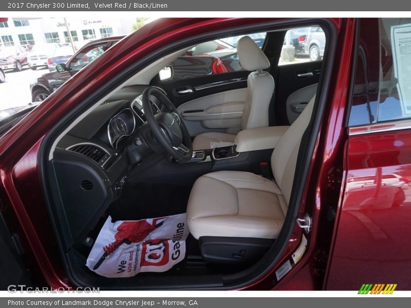 Velvet Red / Black/Linen 2017 Chrysler 300 Limited