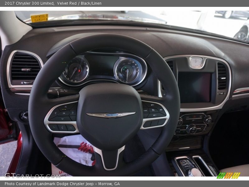 Velvet Red / Black/Linen 2017 Chrysler 300 Limited