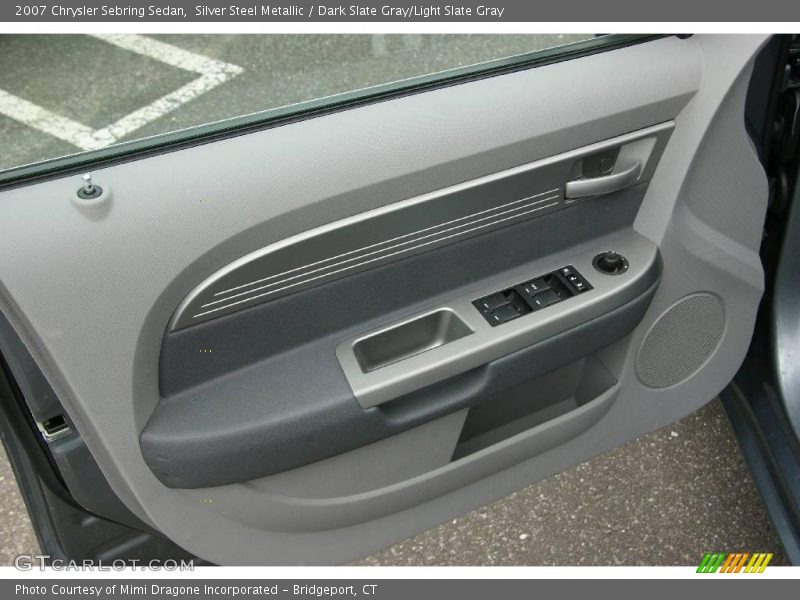 Silver Steel Metallic / Dark Slate Gray/Light Slate Gray 2007 Chrysler Sebring Sedan