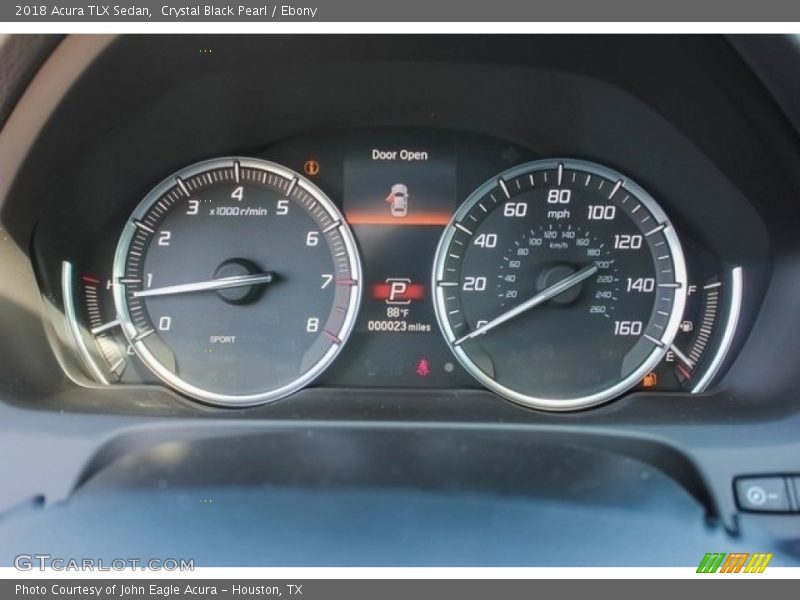 Crystal Black Pearl / Ebony 2018 Acura TLX Sedan