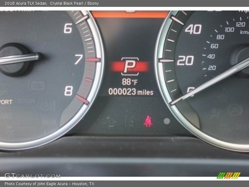 Crystal Black Pearl / Ebony 2018 Acura TLX Sedan