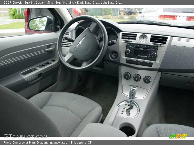 Silver Steel Metallic / Dark Slate Gray/Light Slate Gray 2007 Chrysler Sebring Sedan
