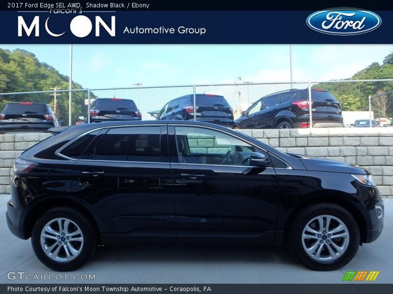Shadow Black / Ebony 2017 Ford Edge SEL AWD