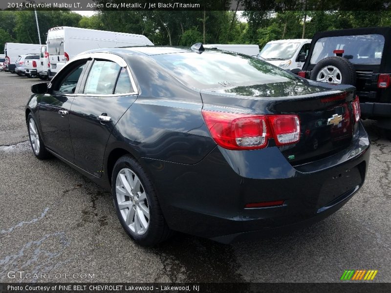Ashen Gray Metallic / Jet Black/Titanium 2014 Chevrolet Malibu LT