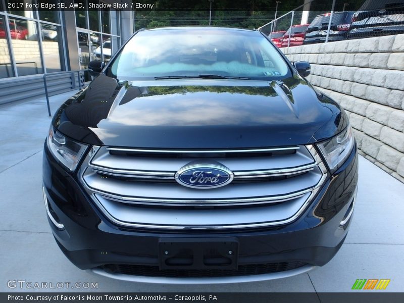 Shadow Black / Ebony 2017 Ford Edge SEL AWD