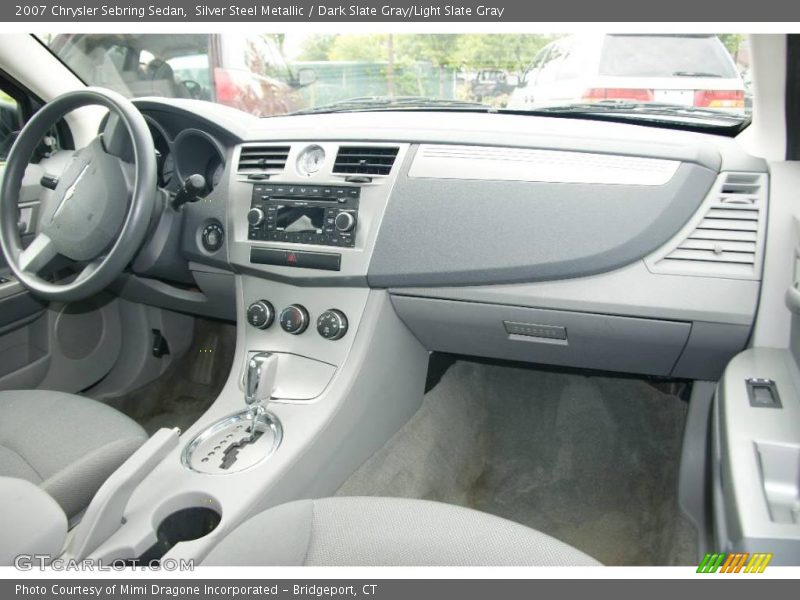 Silver Steel Metallic / Dark Slate Gray/Light Slate Gray 2007 Chrysler Sebring Sedan
