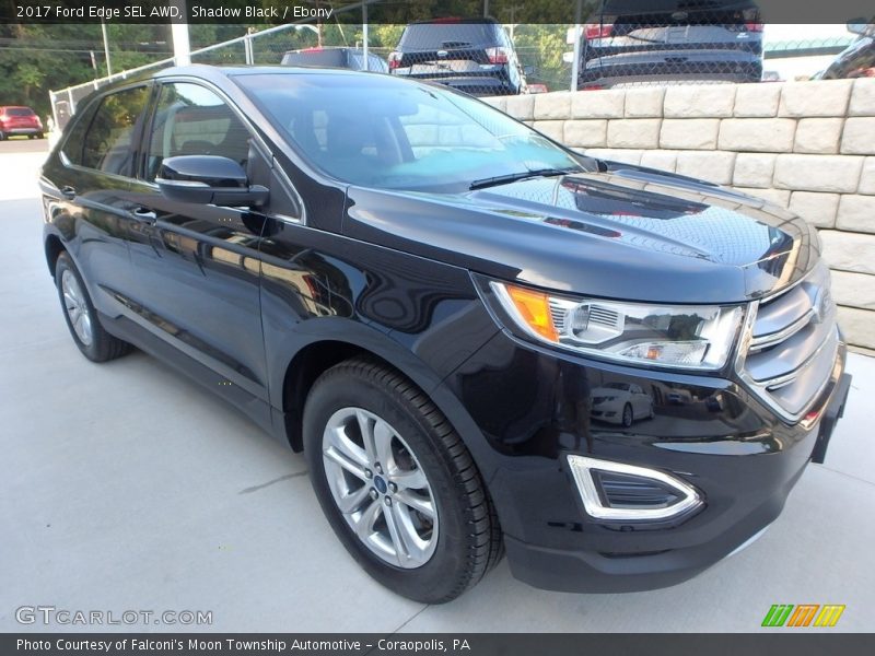 Shadow Black / Ebony 2017 Ford Edge SEL AWD