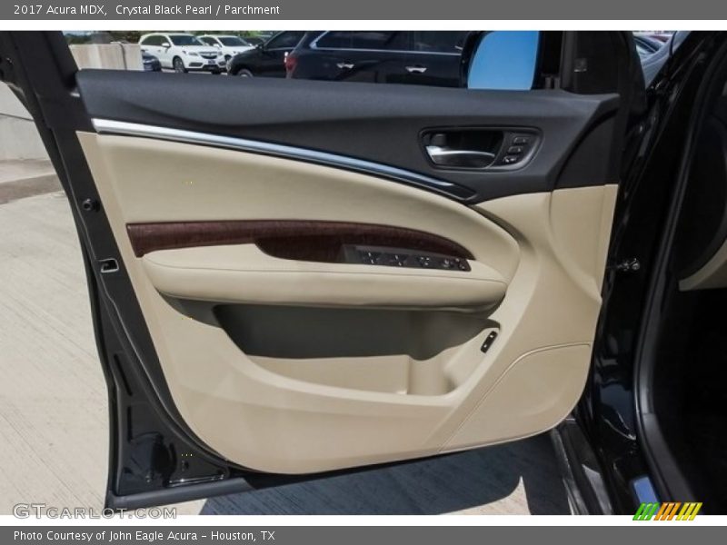 Crystal Black Pearl / Parchment 2017 Acura MDX