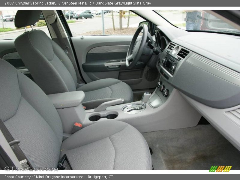 Silver Steel Metallic / Dark Slate Gray/Light Slate Gray 2007 Chrysler Sebring Sedan
