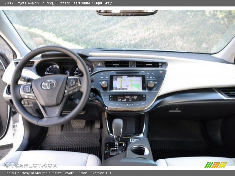 Blizzard Pearl White / Light Gray 2017 Toyota Avalon Touring