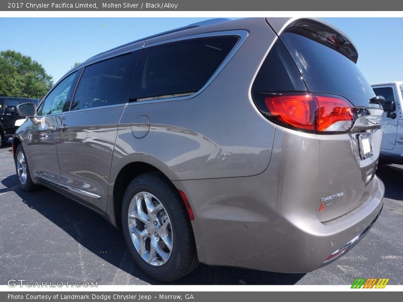 Molten Silver / Black/Alloy 2017 Chrysler Pacifica Limited