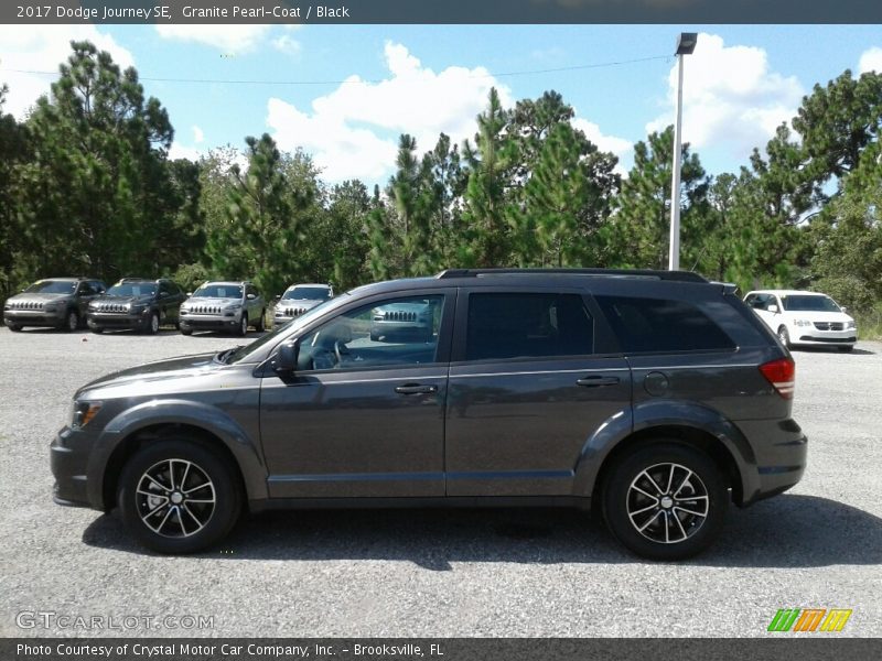 Granite Pearl-Coat / Black 2017 Dodge Journey SE