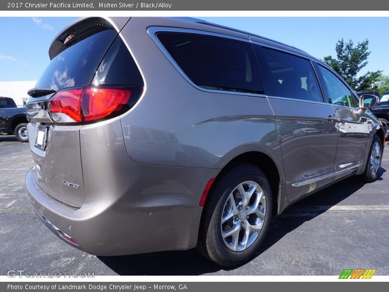 Molten Silver / Black/Alloy 2017 Chrysler Pacifica Limited