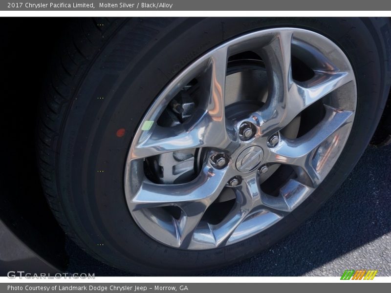 Molten Silver / Black/Alloy 2017 Chrysler Pacifica Limited