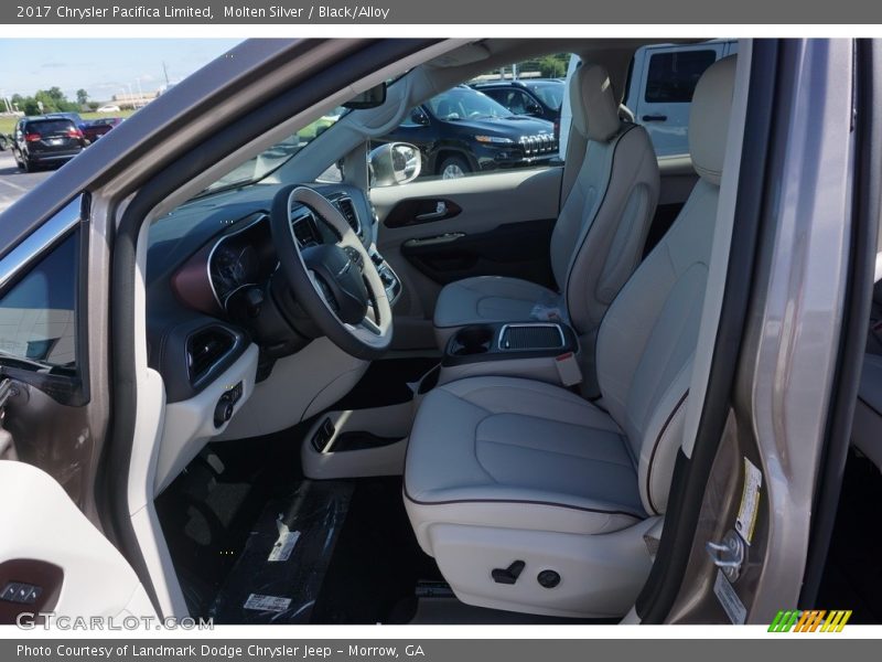 Molten Silver / Black/Alloy 2017 Chrysler Pacifica Limited