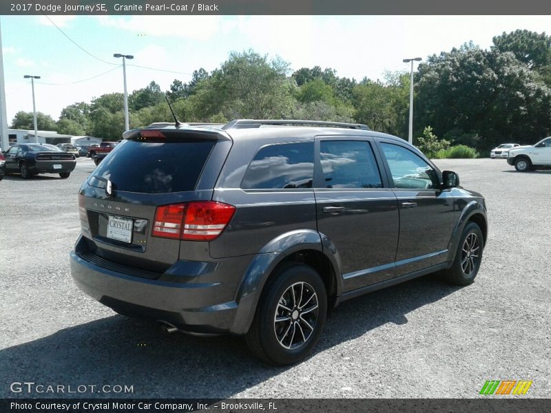 Granite Pearl-Coat / Black 2017 Dodge Journey SE
